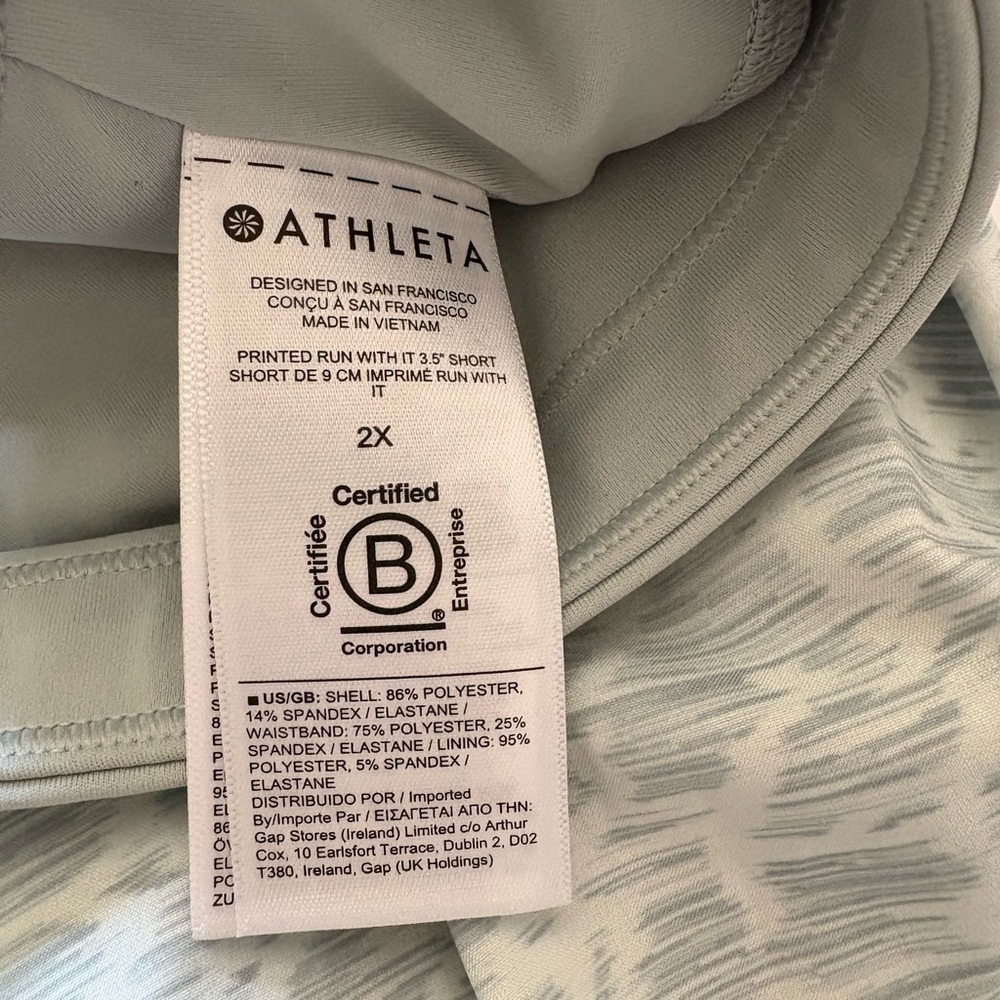 Athleta Light Gray Athletic Shorts - Picture 5 of 7